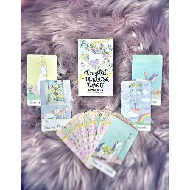 Bộ bài Tarot Crystal Unicorn Tarot Coloring Đ5