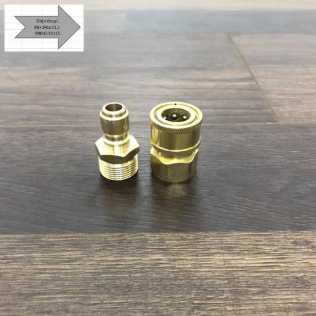 Bộ khớp nối nhanh cho máy rửa xe bằng đồng thau