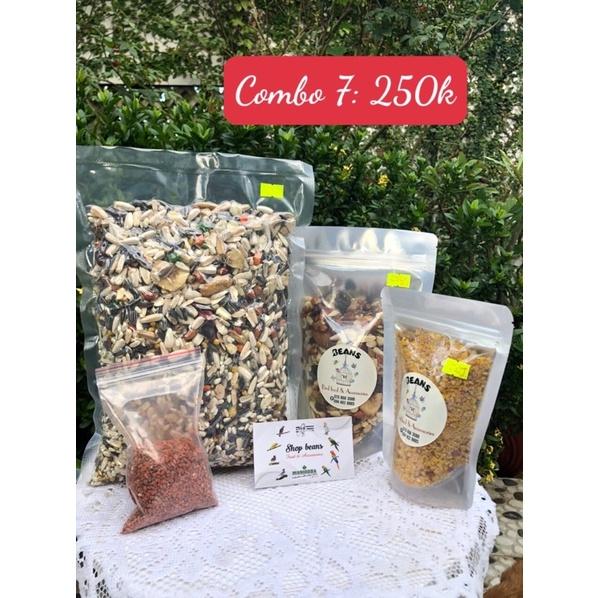 Combo thức ăn cho vẹt giá siêu lợi