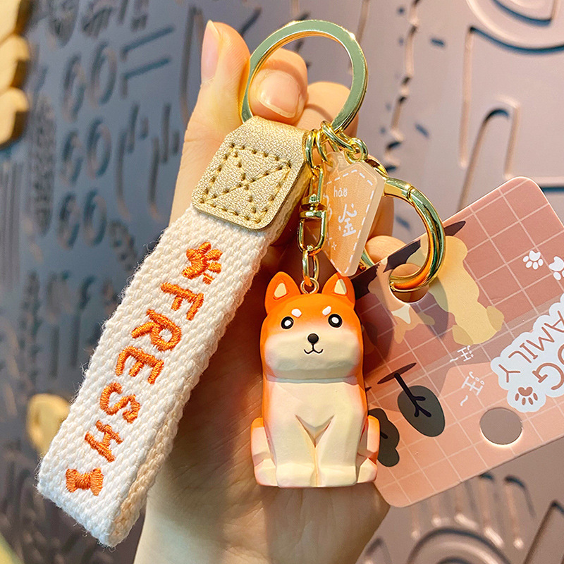 Móc Khóa Dog Family Bộ Siêu Tập Key Chain Treo Túi Xách Cặp Táp Hàng Chính Hãng - Mẫu 4