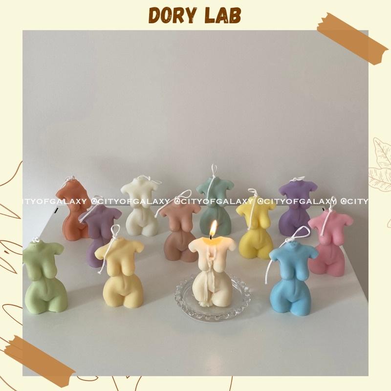 Nến Thơm Decor Body Cô Gái Handmade Không Khói, Phụ Kiện Chụp Ảnh - Dory Lab
