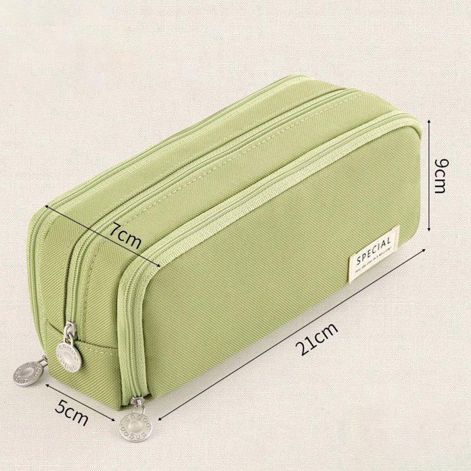 Pencil Pouch Pencil Case, Compact Stationery Organizer, Makeup Bag, Multifunction Pencil Holder Pencil Bag for School Children Kids Unique Gift