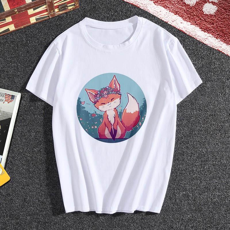 Áo phông Con Cáo Fox Anime Xinh Xắn