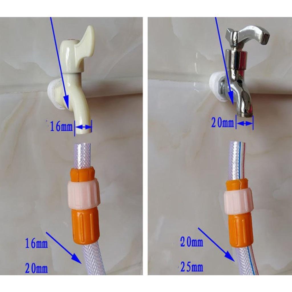 Van vặn chặt vòi nước chắc chắn không rò rỉ nước, Đầu xiết vặn ống nước đường kính 20-23mm