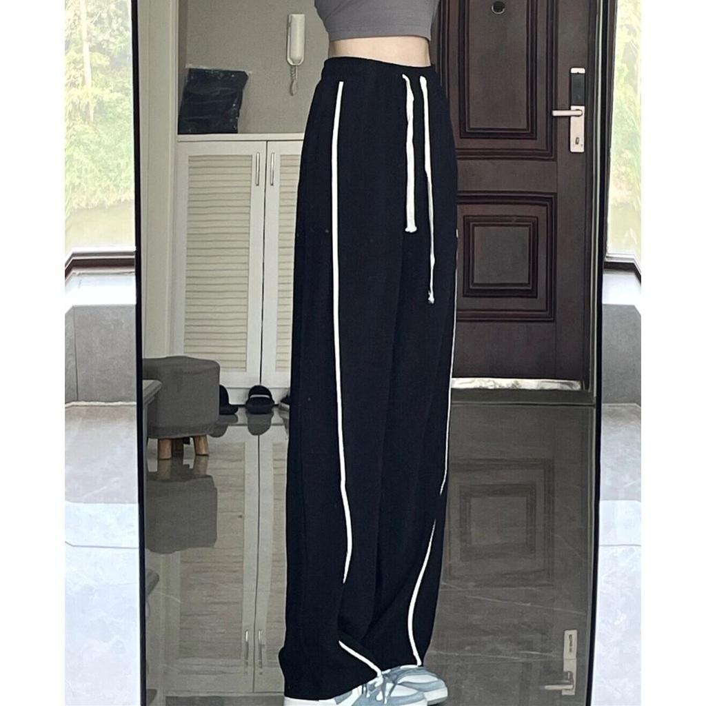 Quần Nỉ Ống Rộng Lưng Cao Dáng Suông, Quần Thể Thao Unisex Zinti QD29
