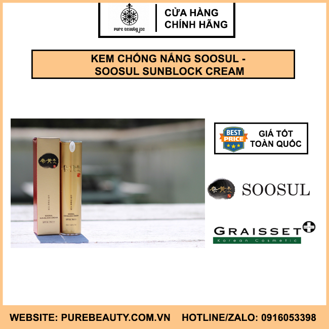 KEM CHỐNG NẮNG SOOSUL - SOOSUL SUNBLOCK CREAM