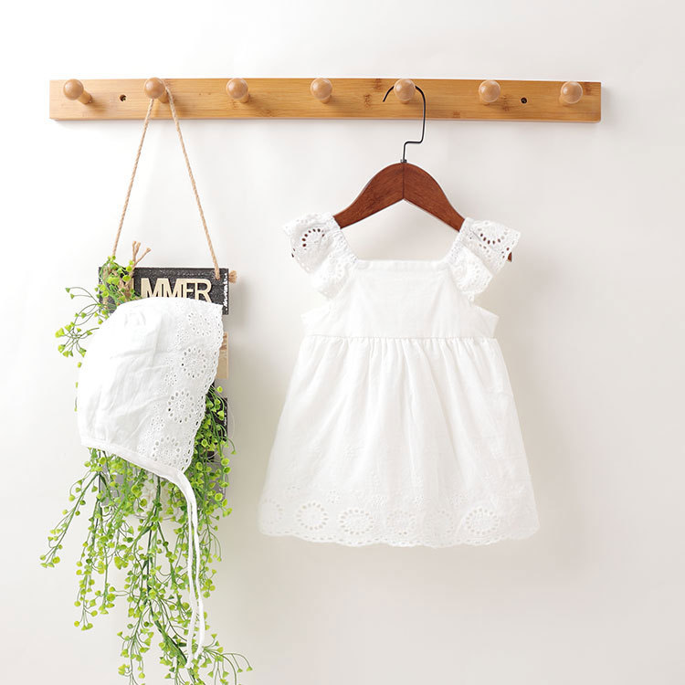 Bodysuit cho bé, áo liền quần sát nách cánh tiên dáng váy cực xinh kèm mũ cho bé gái từ 7-13kg