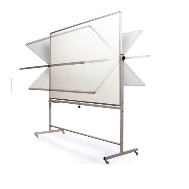 Bảng di động 2 mặt lật từ trắng Hàn Quốc 80 x 120 cm