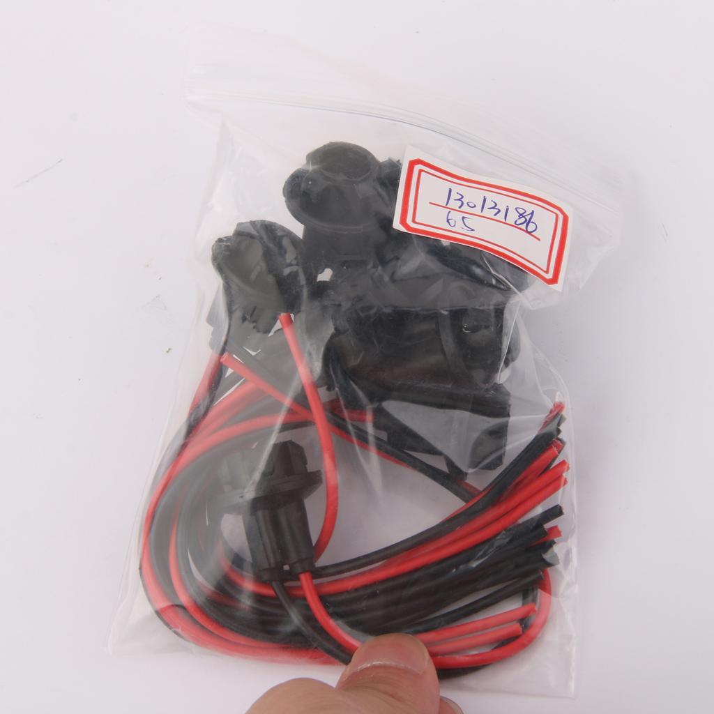10 Motorcycle Car T10 Light Bulb Board Sockets Plug Connector Holder