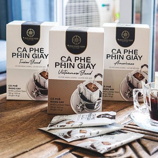 Cà phê Phin Giấy Trung Nguyên Fusion Blend( Hộp 10 Phin)