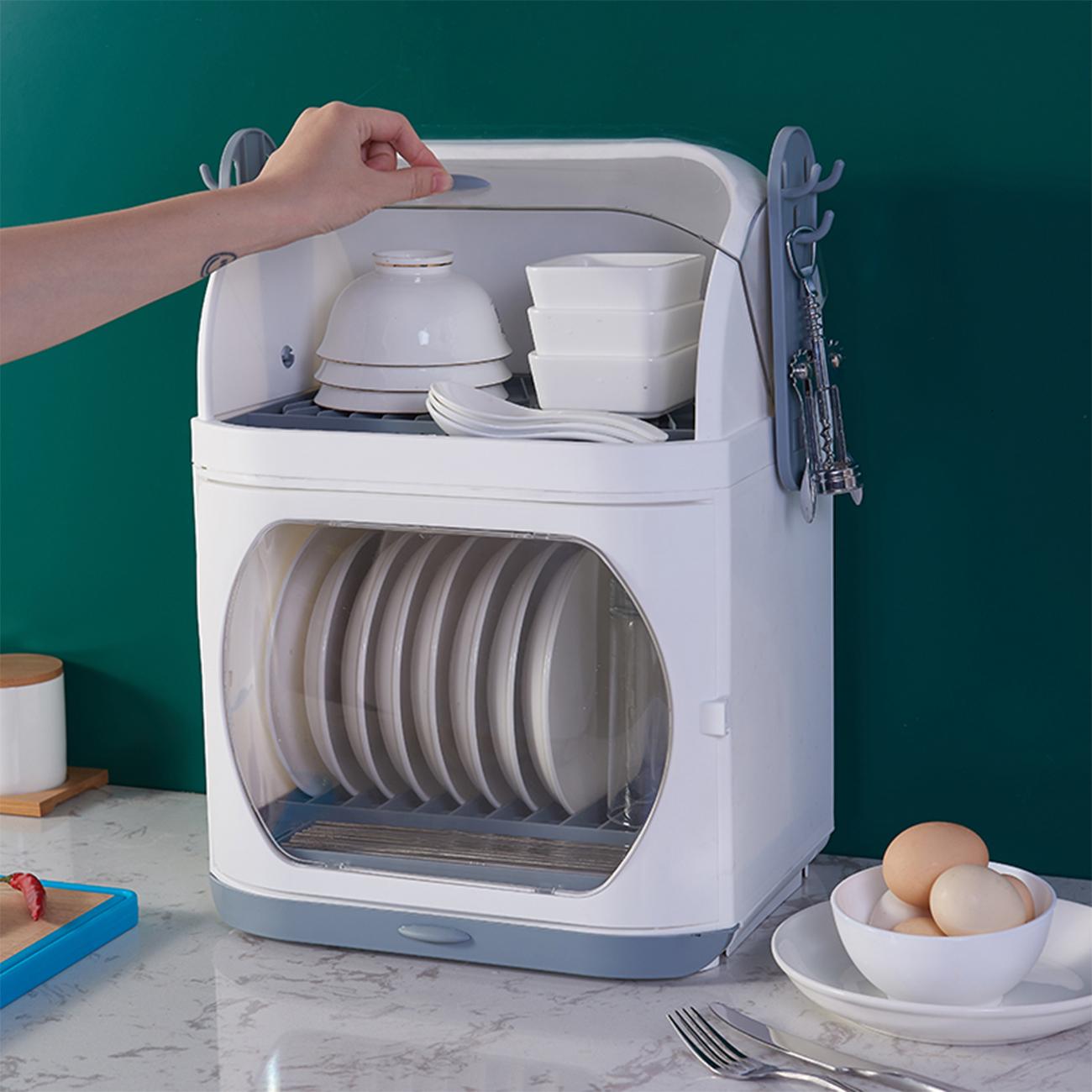 Hộp Nhựa Đựng Úp Ráo Chén Bát Có Nắp Đậy Tiện Dụng