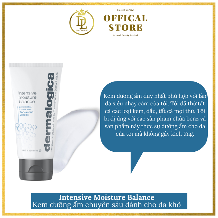 Kem dưỡng ẩm dành cho da khô Dermalogica Intensive Moisture Balance 15ml - 50ml - 100ml