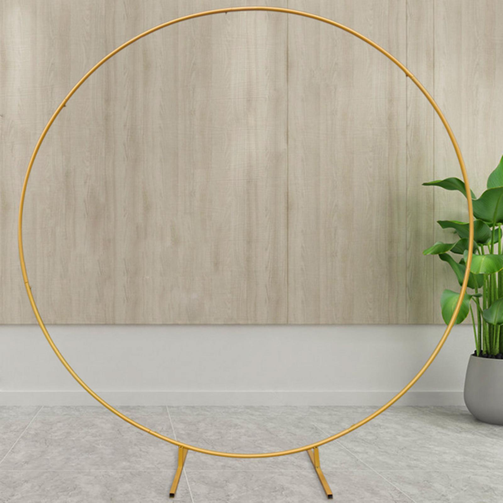 Wedding Arch Circle Backdrop Stand Frame for Holiday Wedding Decorative
