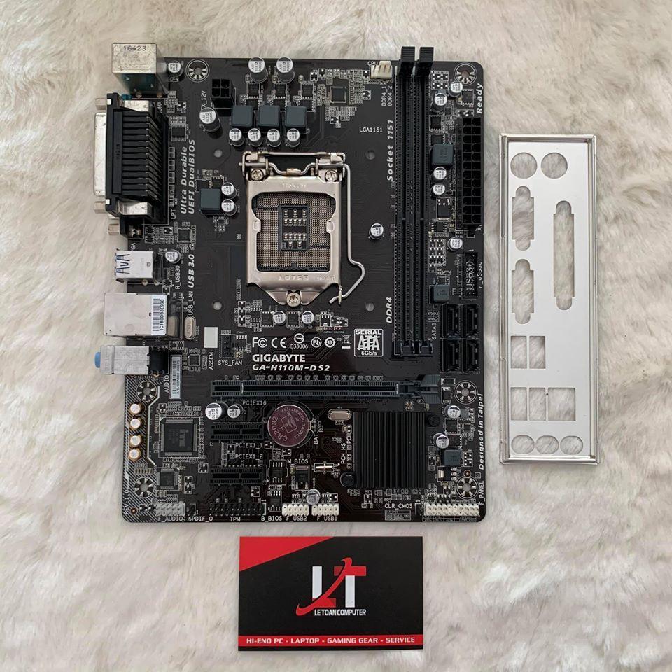 MAINBOARD GIGABYTE H110M-DS2 SOCKET 1151v1  - Hàng Chính Hãng