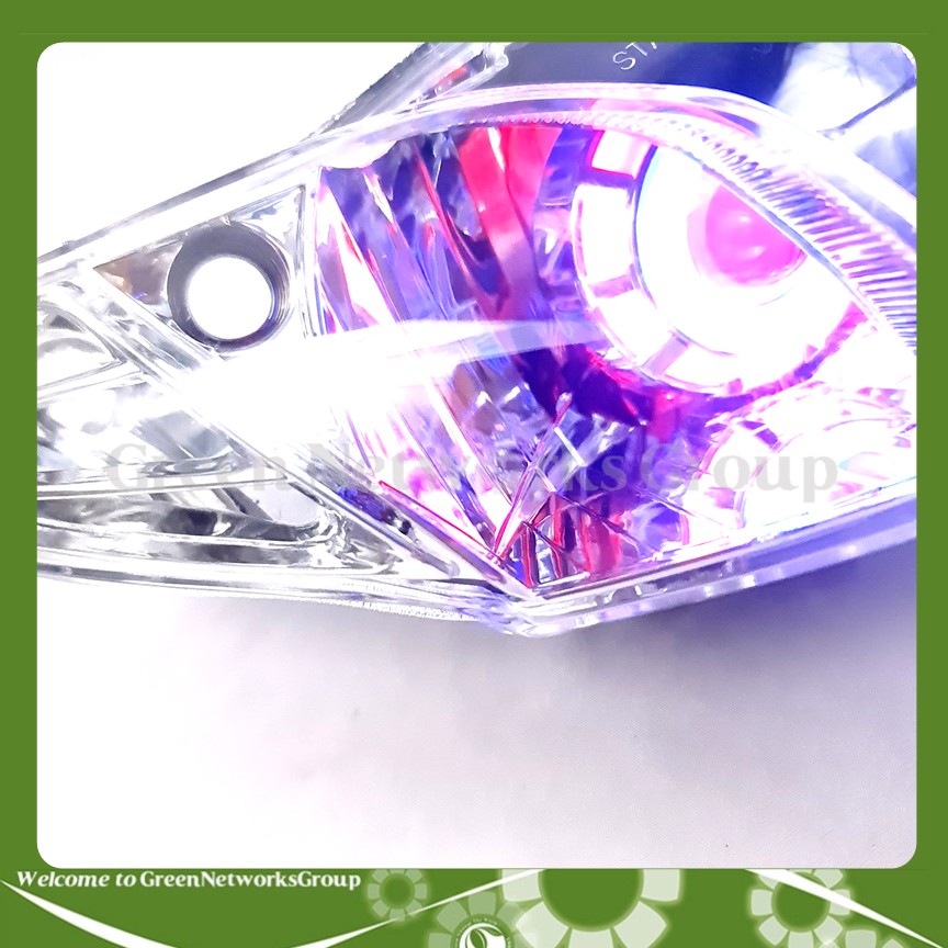 Bộ đèn pha bi cầu mắt cú dành cho xe Jupiter MX ( 4 chế độ ) chớp trắng , cos pha trắng , led màu Green Networks Group