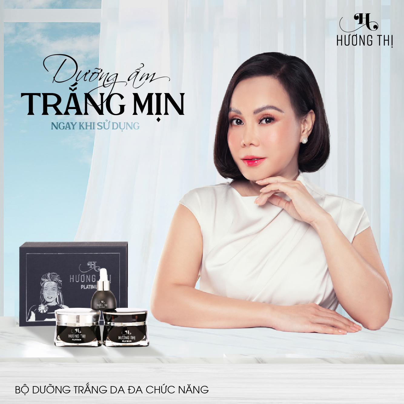 Bộ Dưỡng Da Mặt Đa Chức Năng Làm Trắng Da Hương Thị
