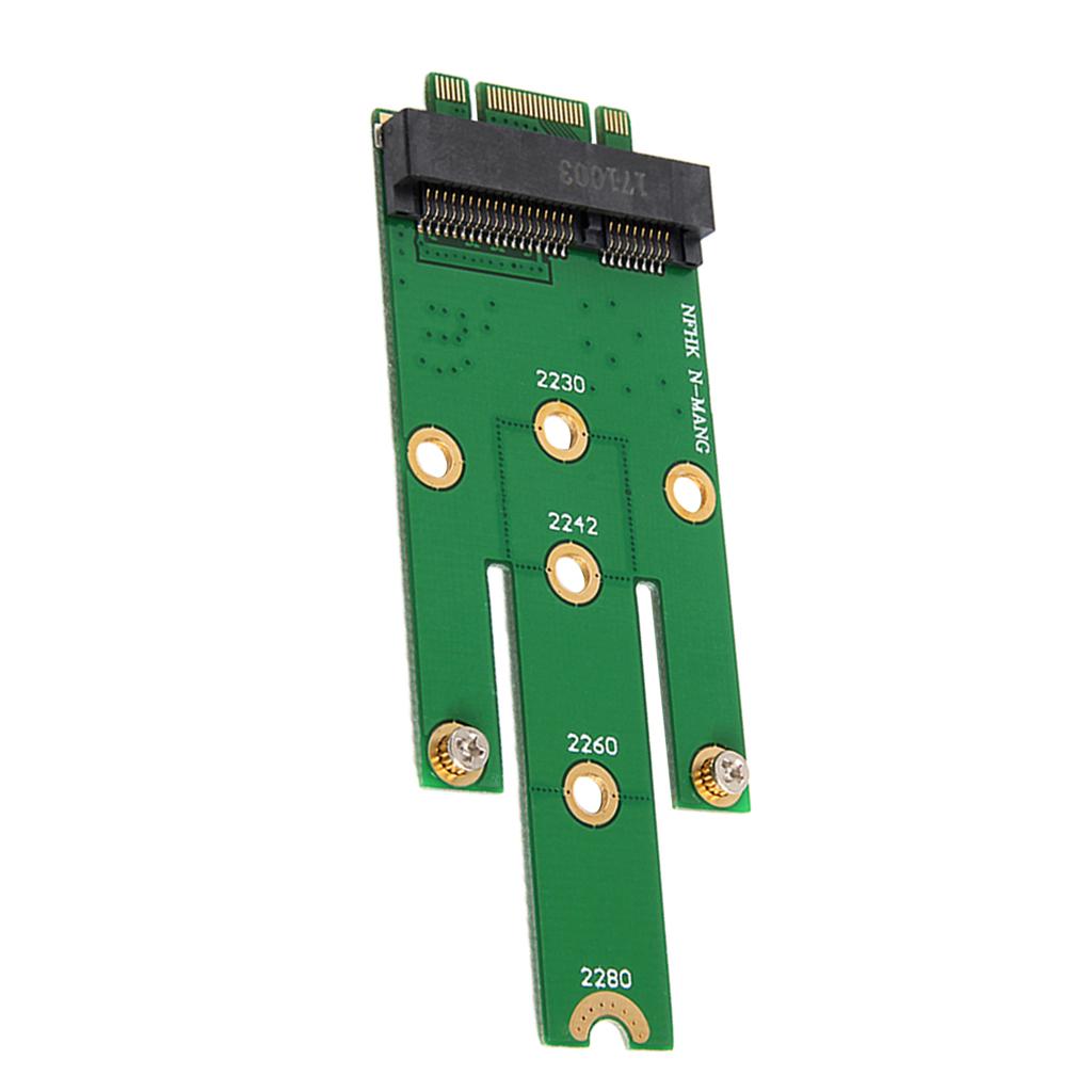 New mSATA Mini PCI-E 3.0 SSD to NGFF M.2 B Key SATA Interface Adapter Card