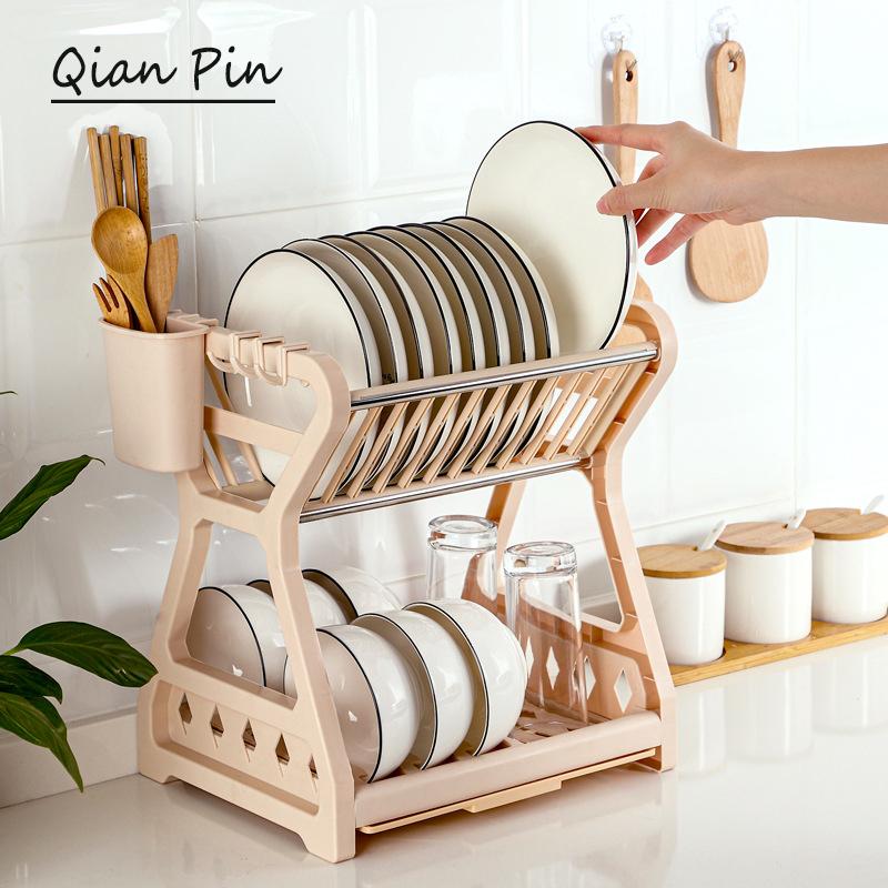 Nhà Bếp Món Ăn Có Giá Để Đồ Gia Dụng Bộ Đồ Ăn Người Tổ Chức Tản Người Tổ Chức Các Vật Dụng Nhà Bếp Bát Bộ Đồ Ăn Thoát Kệ Món Ăn Phơi