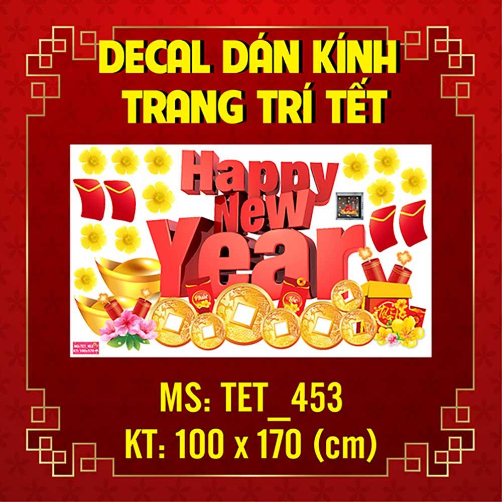 DECAL TRANG TRÍ TẾT 2023 COMBO SỐ 60