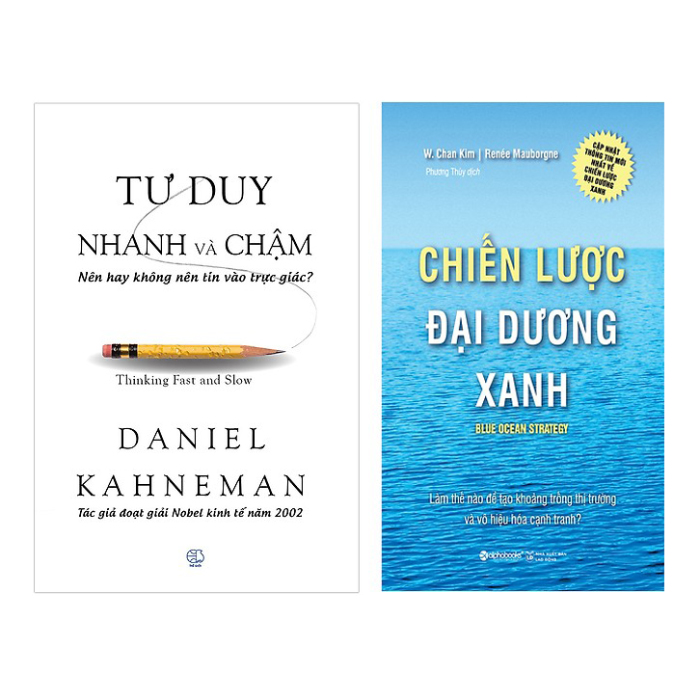 Combo Tư Duy Nhanh Và Chậm Và Chiến Lược Đại Dương Xanh