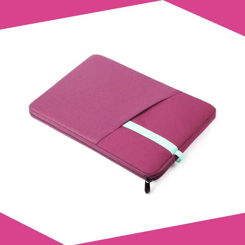 Túi Chống Sốc Laptop Siva Logic 14 inch - Purple-Chất Liệu:Vải Polyester+Mút PE dày 8mm