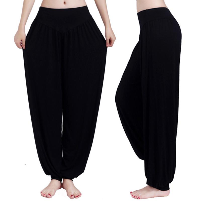 Quần Ống Rộng Plus Size Nữ Plus Nhiều Màu Sắc Bloomers Vũ TaiChi Quần Mềm Mại Modal Nhà Quần Không Thu Nhỏ Chống Tĩnh Điện Quần