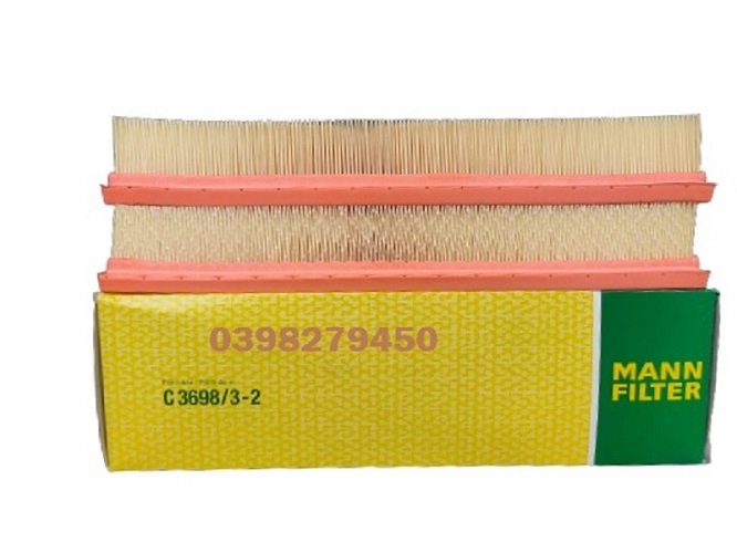 LỌC GIÓ ĐỘNG CƠ MANN FILTER CHO MERCEDES BENZ C3698/3-2( MÃ: 112 094 00 04; 112 094 06 04; 273 094 02 04)