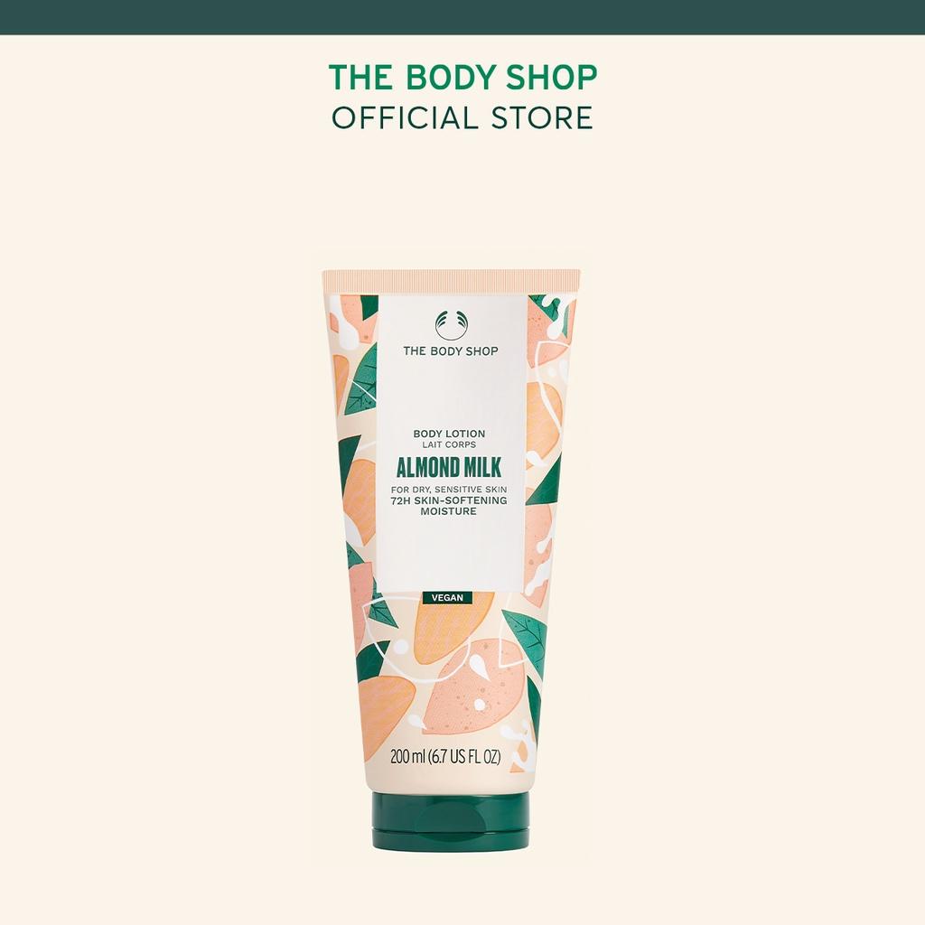 Sữa dưỡng thể The Body Shop Almond Milk &amp; Honey Soothing &amp; Restoring Body Lotion 200ml - 56613