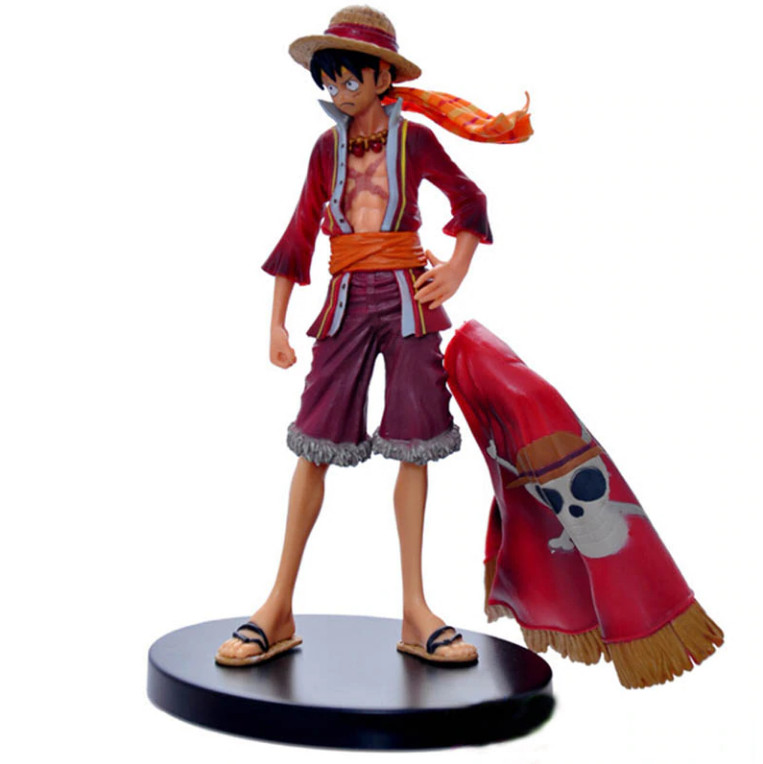 Mô Hình Luffy One Piece - Áo Choàng Đỏ ( Cao 17cm )