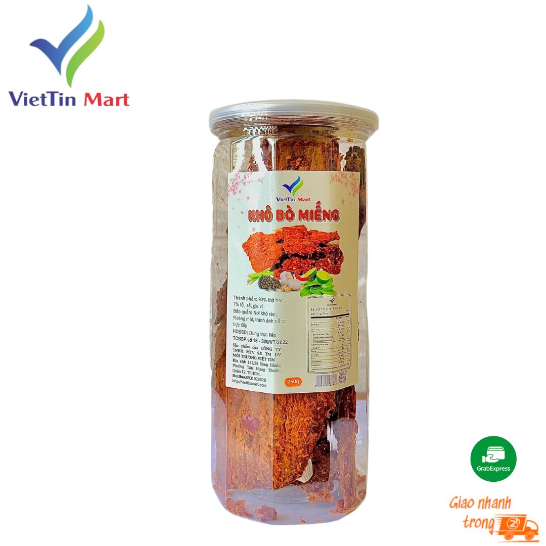 Khô Bò Miếng Vị Tứ Xuyên VIETTIN MART 200GR