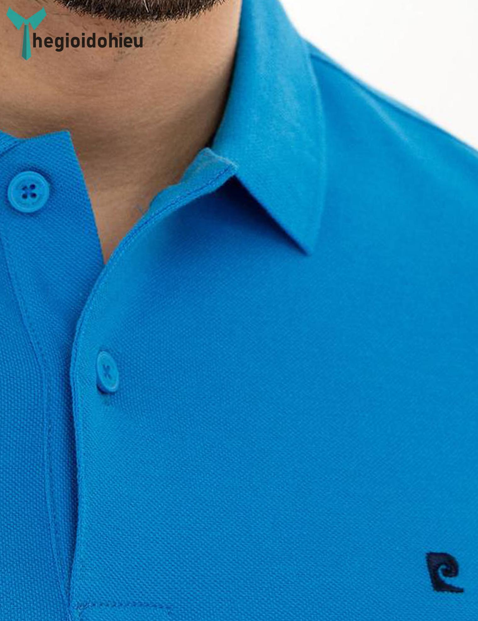 Áo thun nam Pier Cardin PCPolo118 (Xanh dương) - Hàng nhập khẩu - Không túi - Light Blue