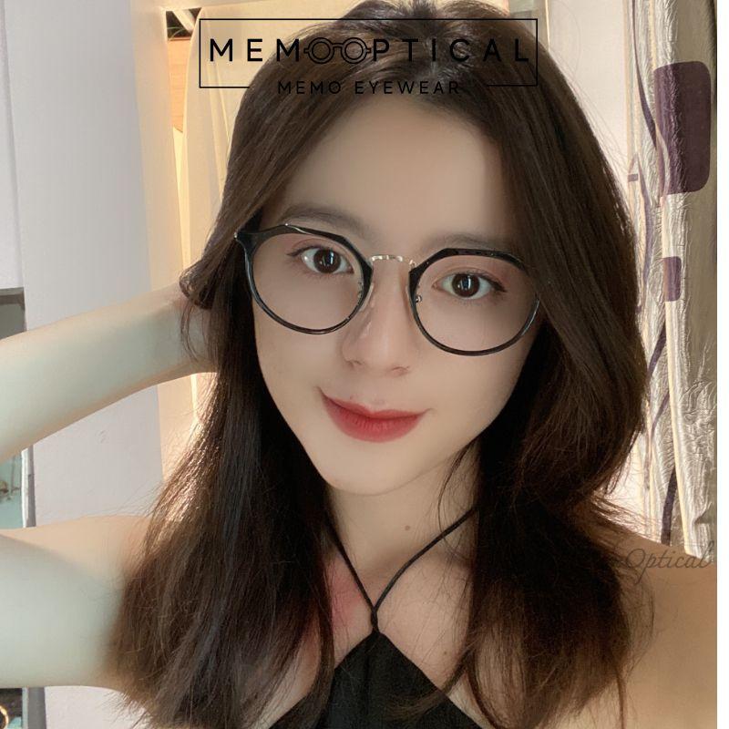 Gọng Kính Hàn Quốc Dáng Mắt Mèo LookFace 3504 Phong Cách Thời Trang Memo Optical