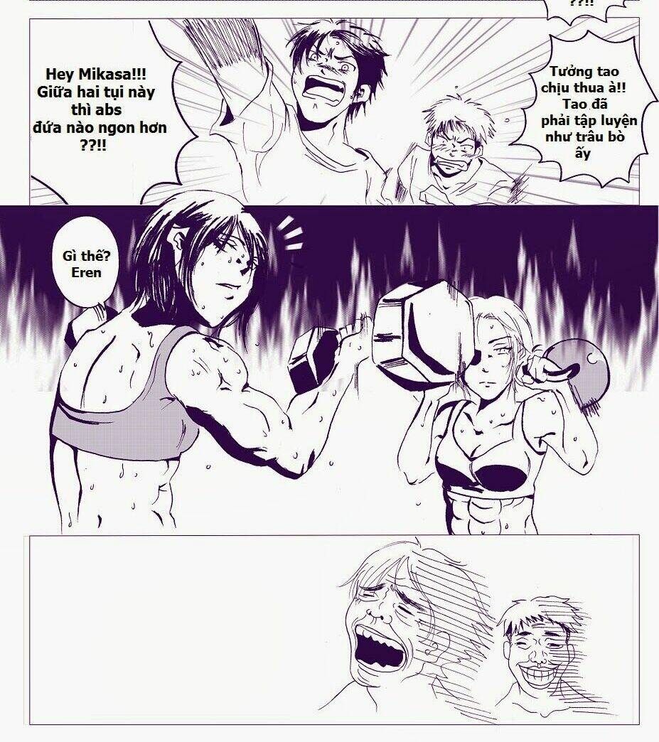 đại chiến titan - những sưu tầm về doujinshi chapter 54 3