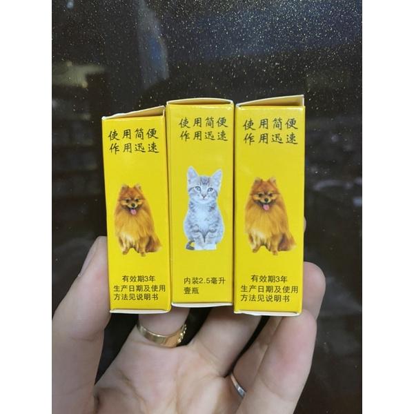 Nhỏ gáy trị rận trung quốc dùng cho chó mèo