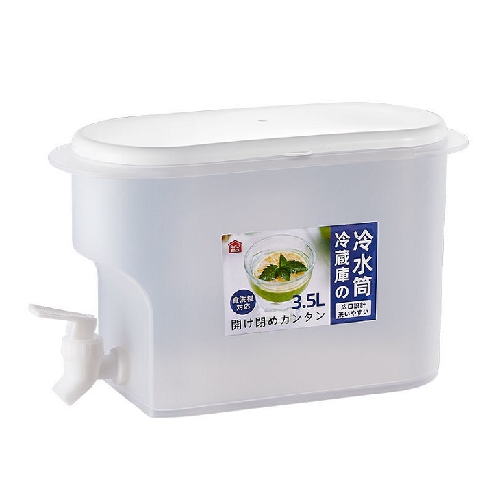 Bình Đựng Nước Tủ Lạnh 3.5 lít Nhựa PP Có Vòi ,Chịu Nhiệt, An Toàn, Tiện Lợi, Cao Cấp