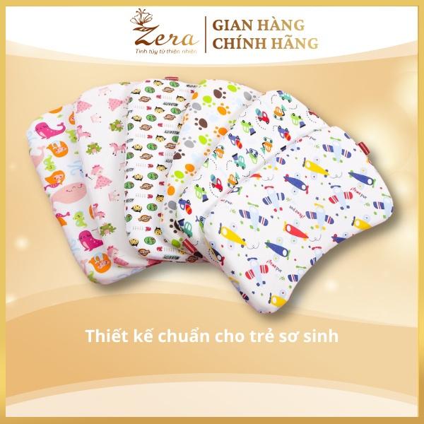 Gối cao su non cho bé Zera, gối cao su non cho trẻ, gối cao su chống bẹp đầu, gối cao su non cho bé gái, gối bé trai