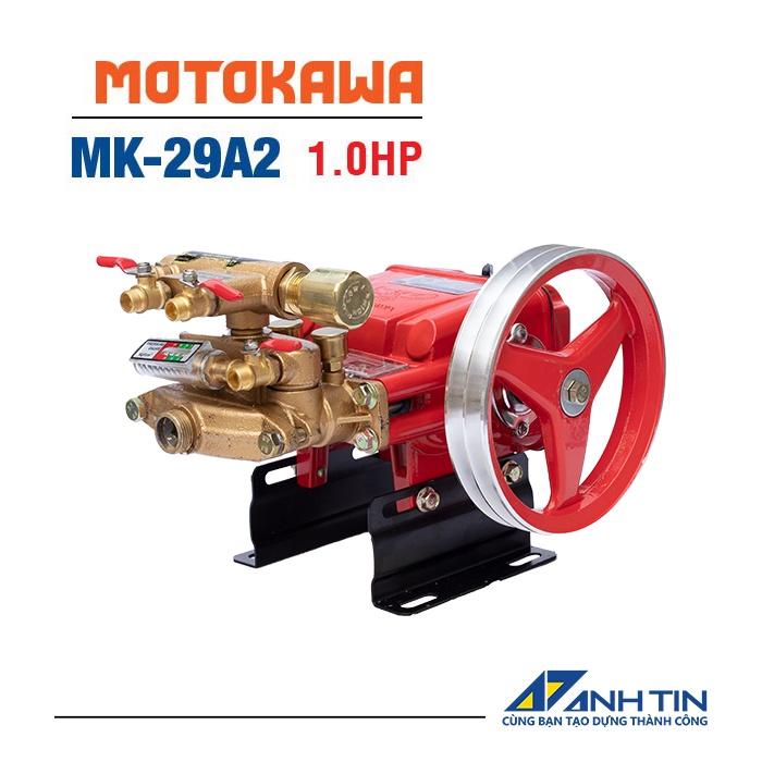 Đầu bơm cao áp MOTOKAWA MK-29A2 | 1HP - 800 vòng/phút | 40 kgf/cm2 - 18 lít/phút