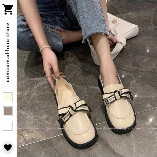 Giày ULZZANG OXFORD Nơ, Tiểu Thư Siêu Xinh Phong Cách Vintage