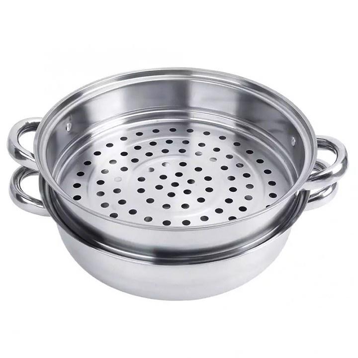 NỒI HẤP INOX 2 TẦNG VUNG KÍN SIZE 28CM