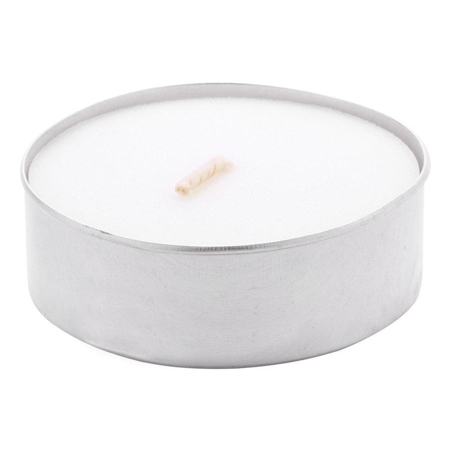 Set 9 Nến Tealight Trắng Không Khói Size Jumbo - Đường Kính 6cm