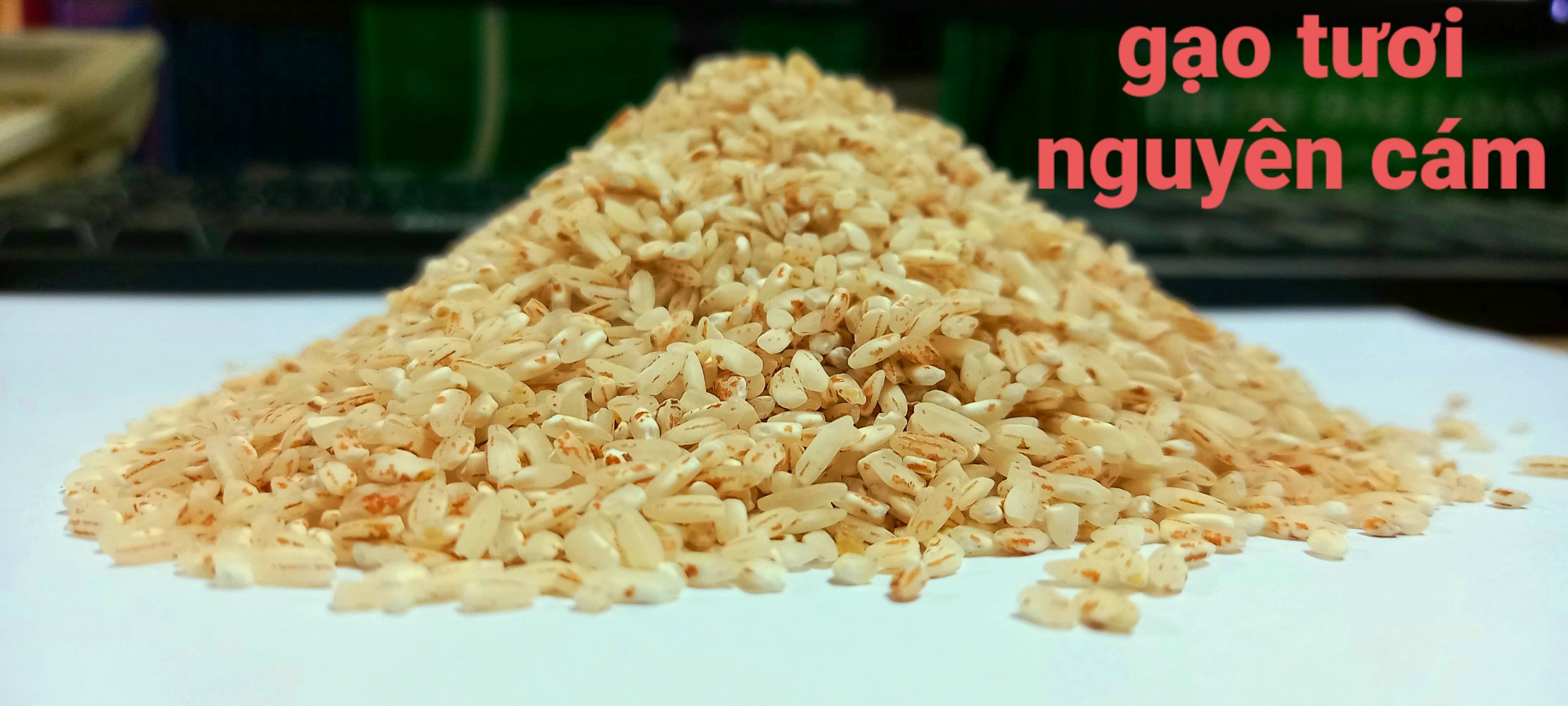 Hình ảnh Gạo Hữu Cơ Hồng Ân 2kg - gạo tươi nguyên cám, nhiều dinh dưỡng tốt cho sức khỏe
