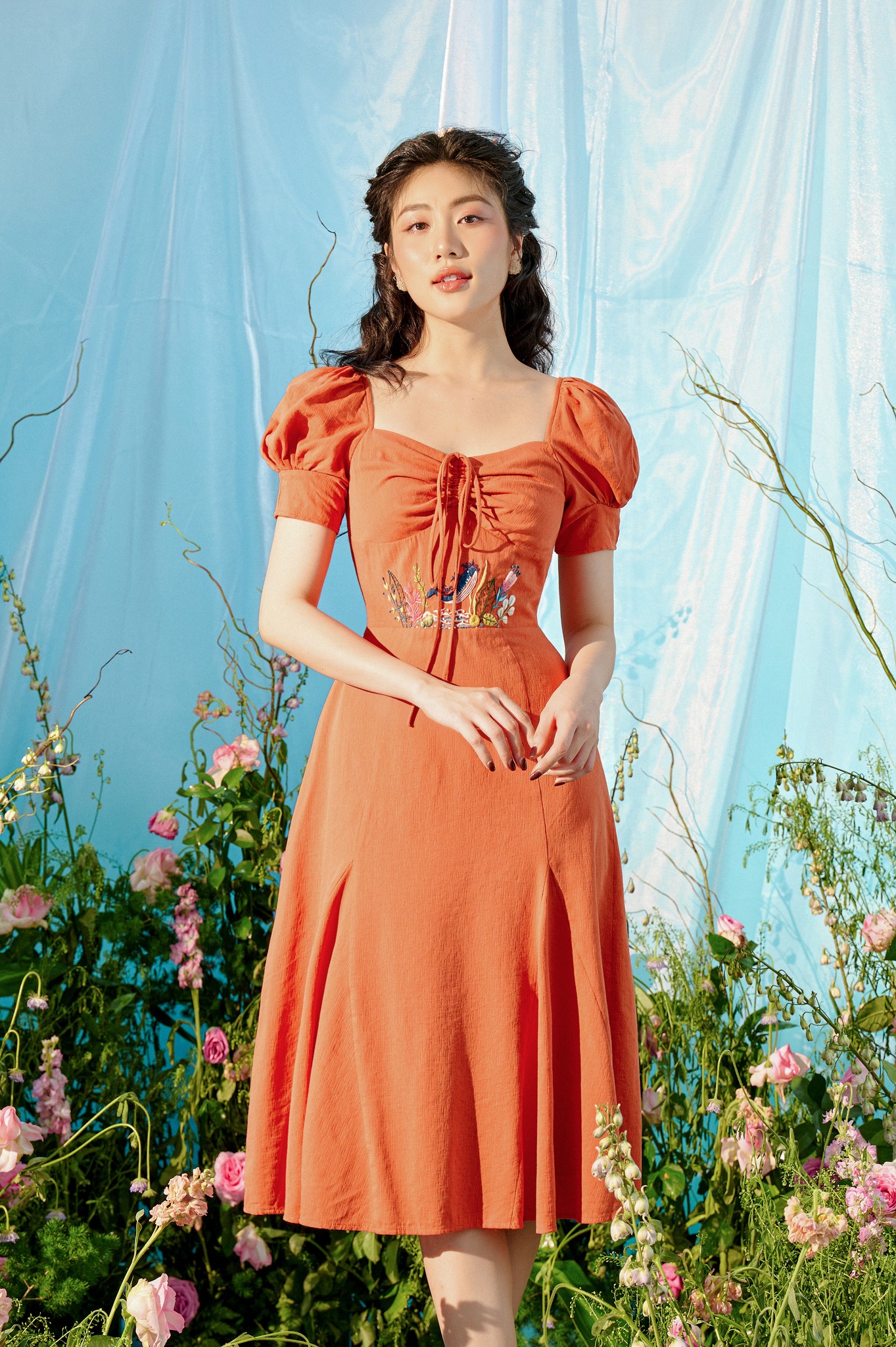 OLV - Đầm Alina Embroi Dress