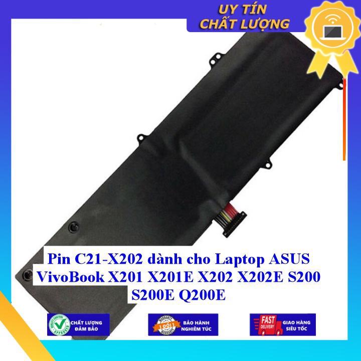 Pin C21 X202 dùng cho Laptop ASUS VivoBook X201 X201E X202 X202E S200 S200E Q200E - Hàng Nhập Khẩu New Seal