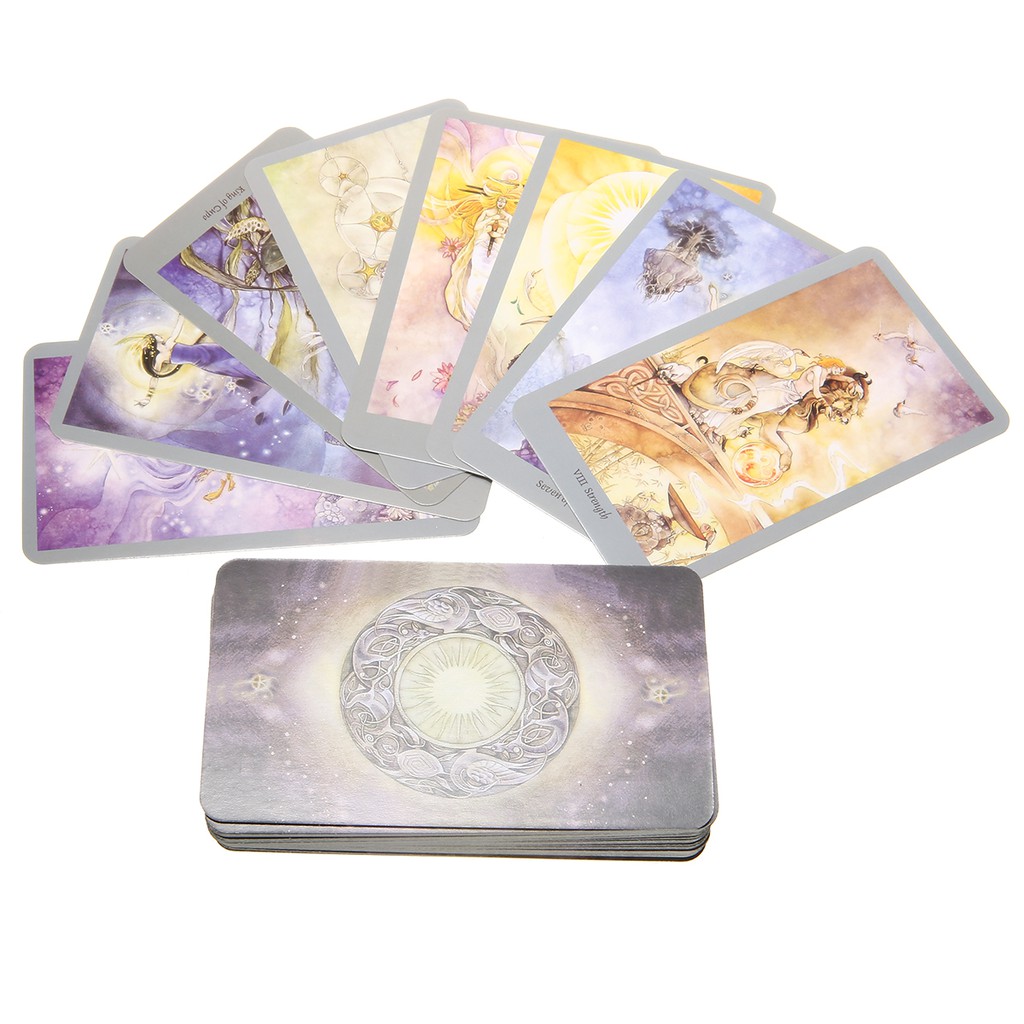 Combo Bài Bói Tarot Shadowscapes Cao Cấp và Khăn Trải Bàn Tarot