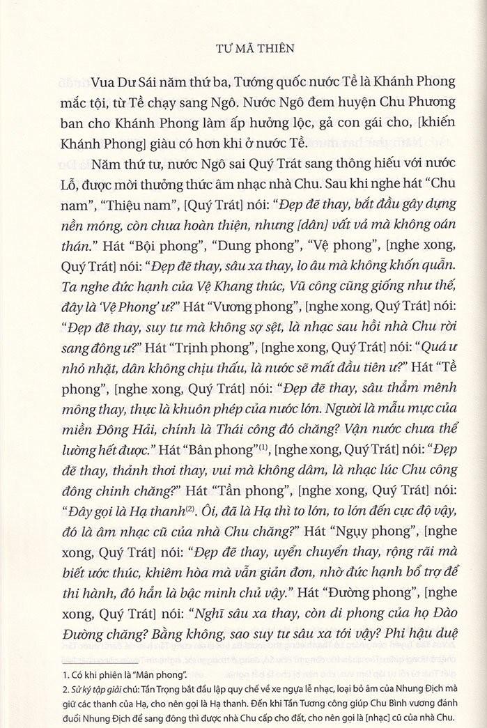 Sách Sử Ký III - Thế Gia