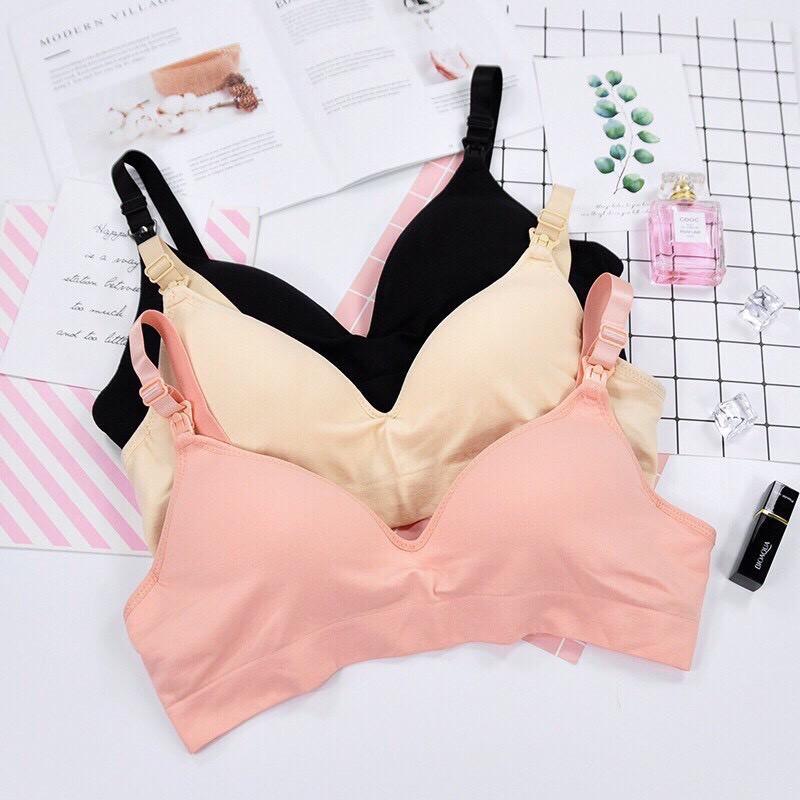 (AB11) áo Bra cao cấp chuyên dụng cho mẹ bầu va mẹ sữa (kèm mút nâng ngực