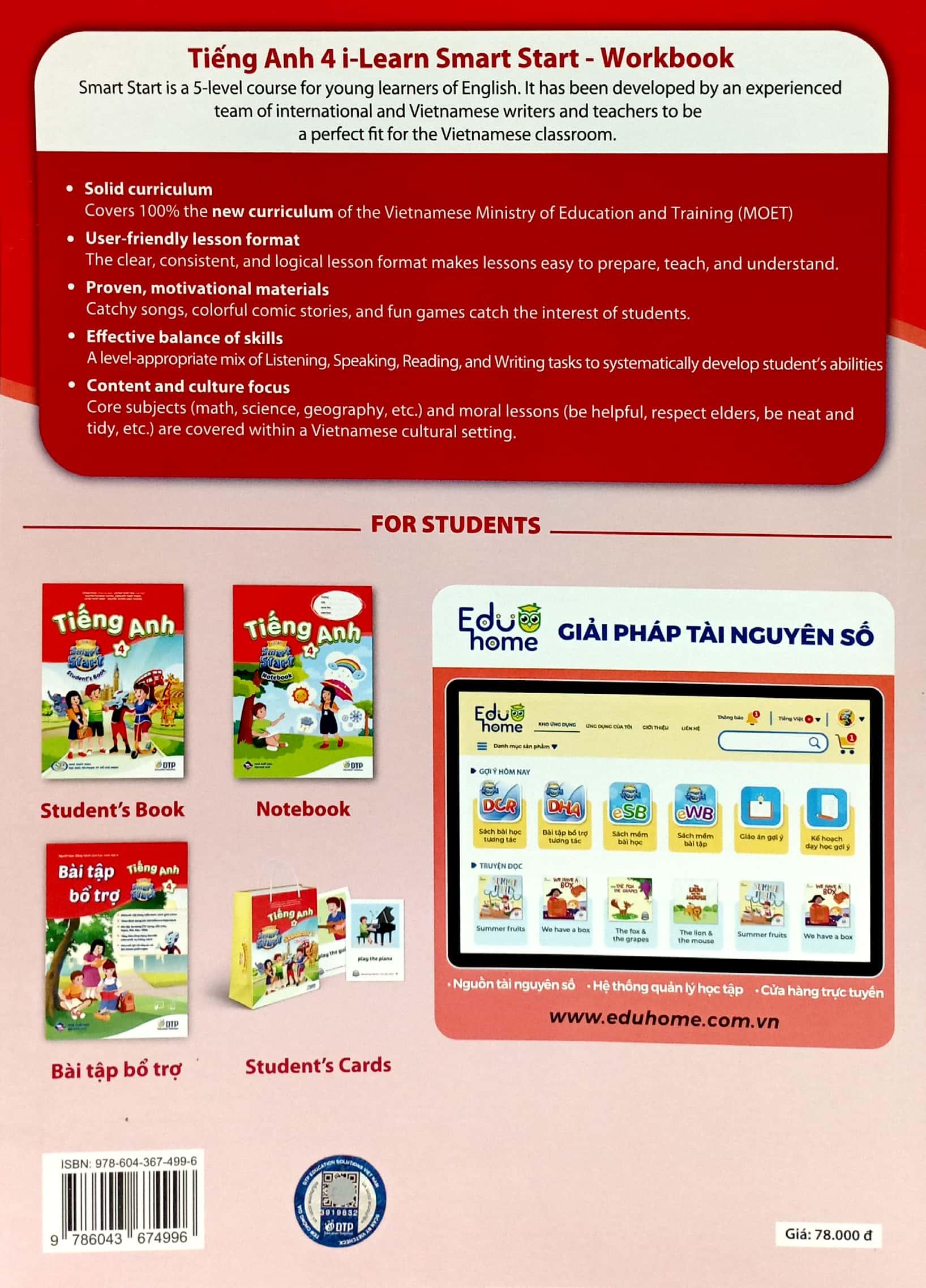 i-Learn Smart Start 4 Workbook (2023)