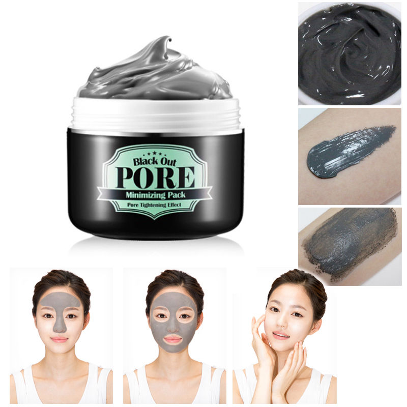 Mặt nạ bùn khoáng làm sạch mụn đầu đen Secret Key Black Out Pore Minimizing Pack 100g