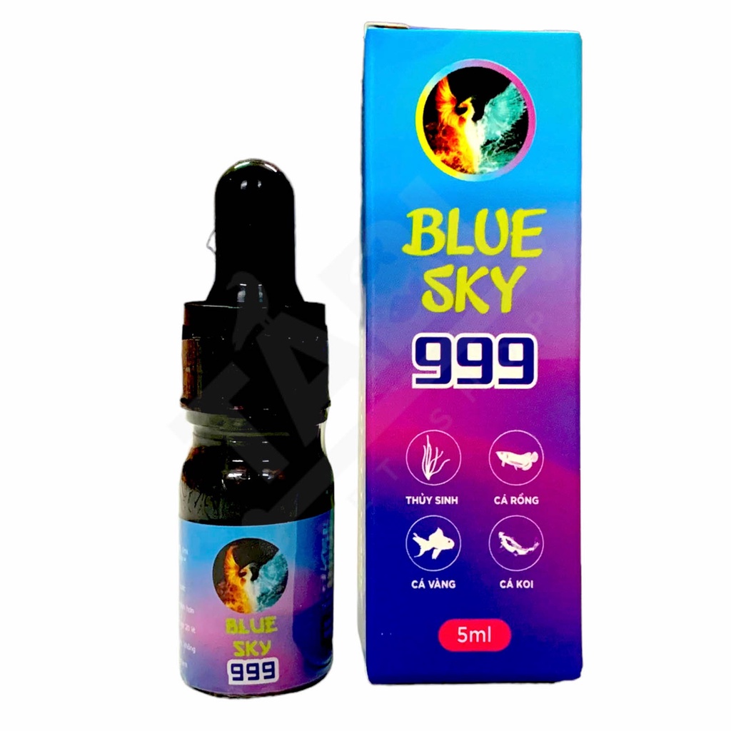 Chọn dung tích] Blue Sky 999 Chuyên Xử Lý Túm Lắc, Nấm Cho Cá Cảnh, Cá 7 Màu, Cá Koi,... .