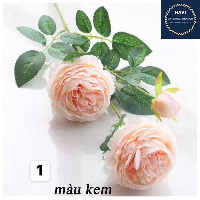 Hoa Giả - Hoa Hồng Lụa Havi cao cấp trang trí nhà cửa, nội thất,cửa tiệm,...